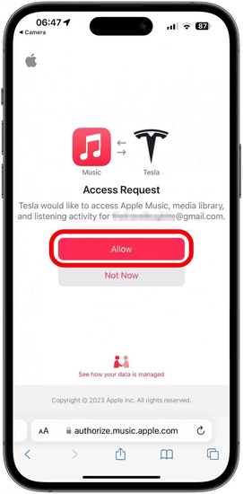Zugriffsanfrage bei Anmelden erscheien